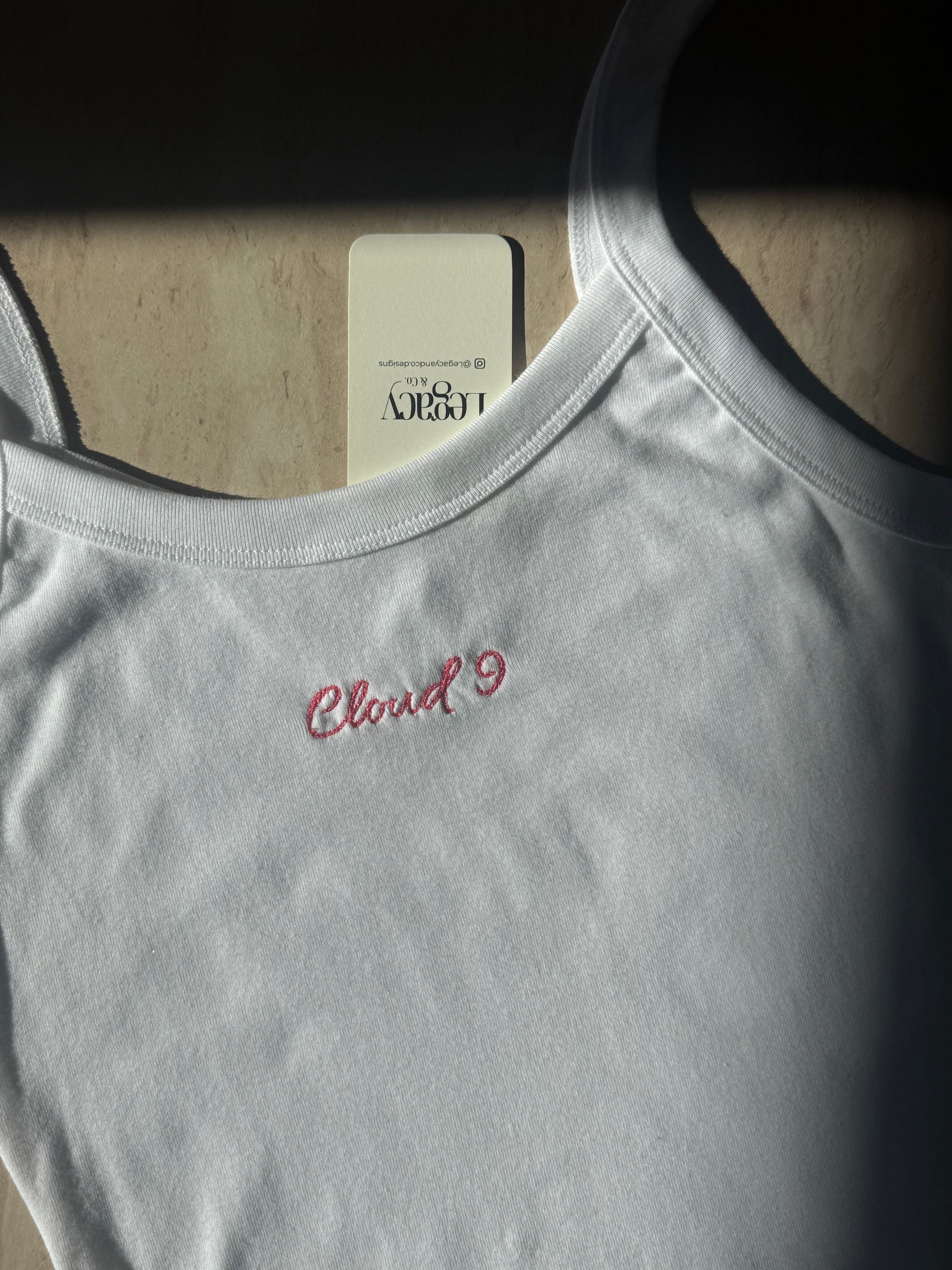 Customizable Tank Top (Cursive Font)