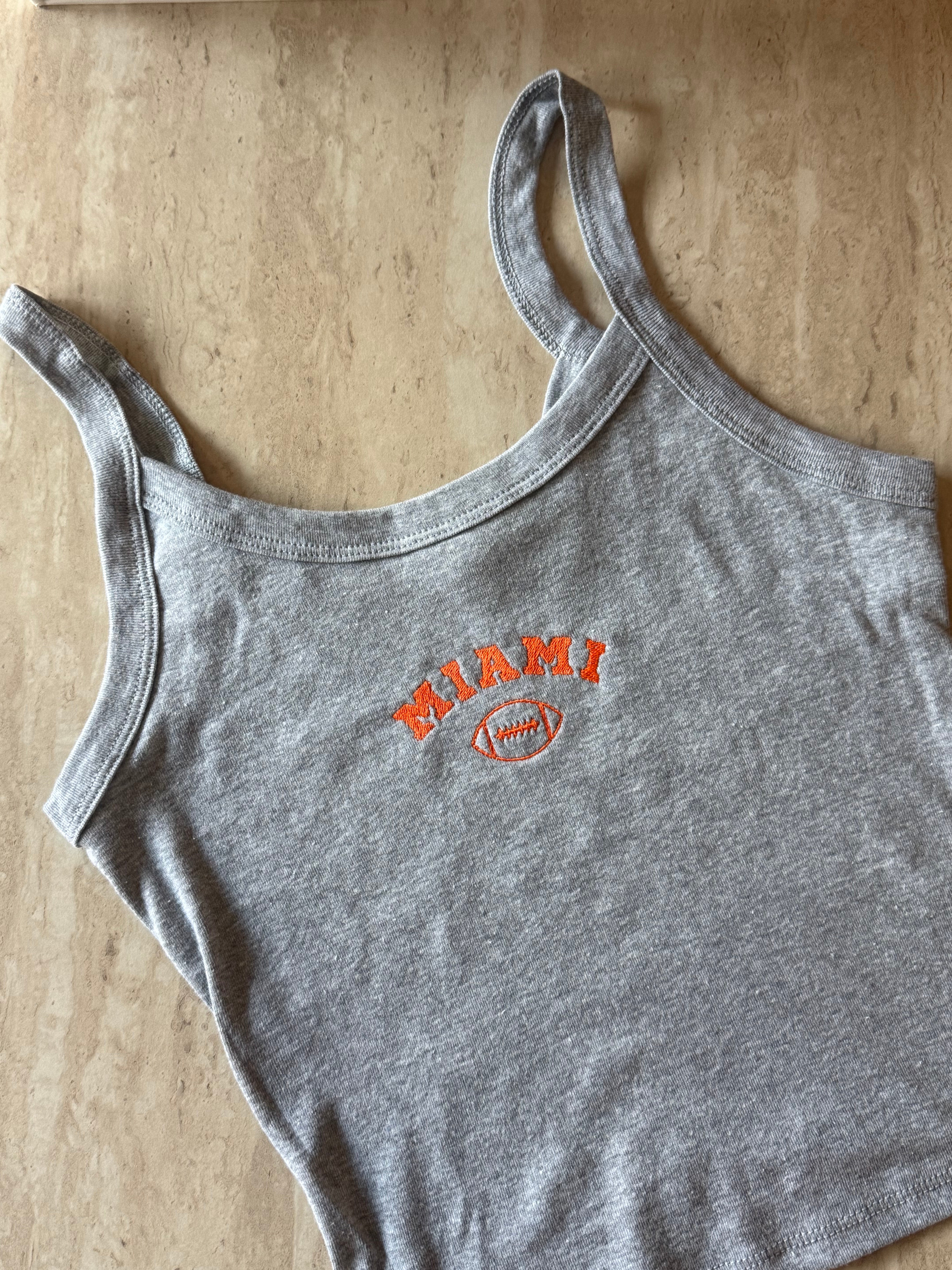 Customizable Football Theme Tank Top