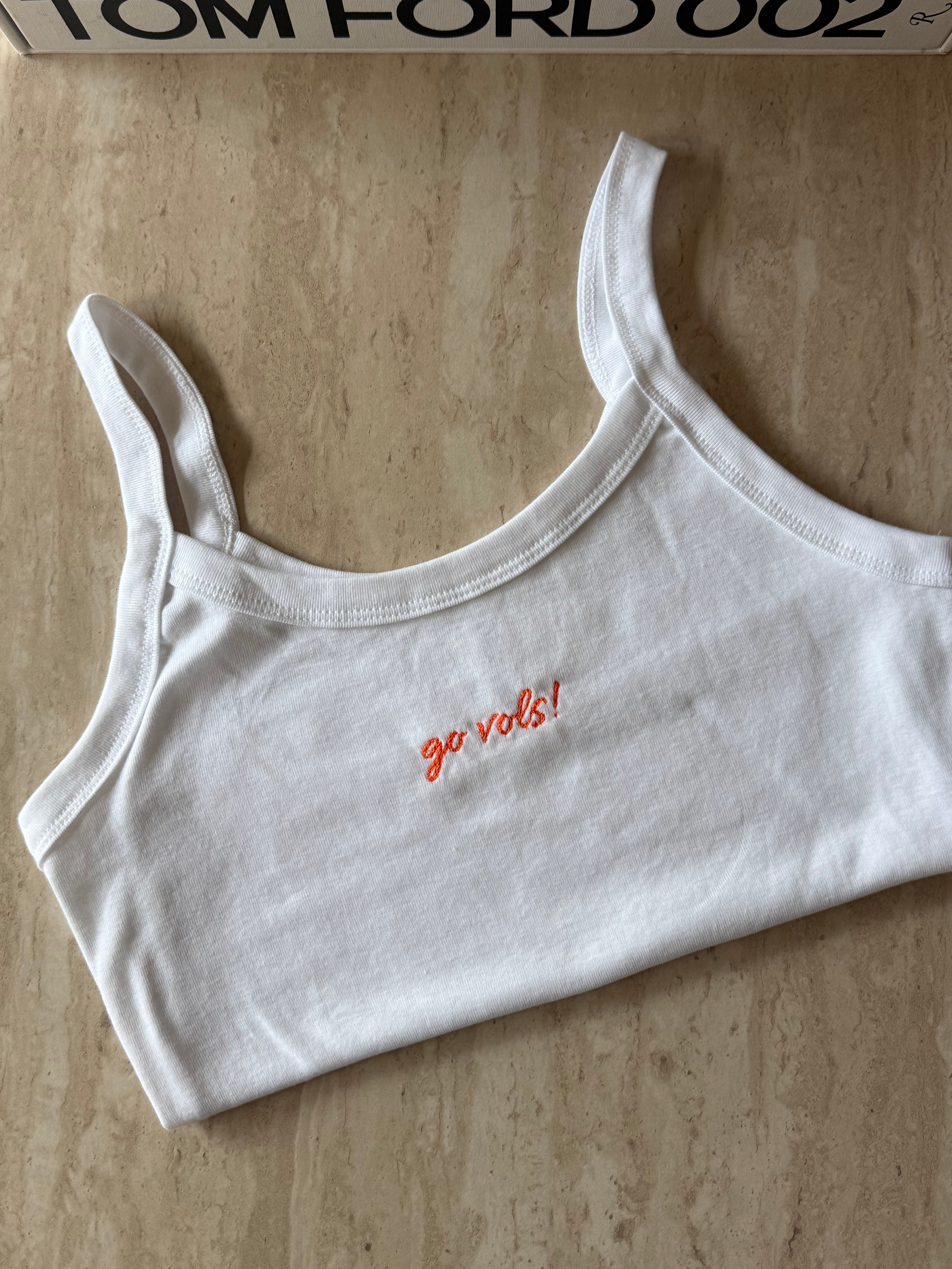 CUSTOMIZABLE Tank Top (Cursive Font)