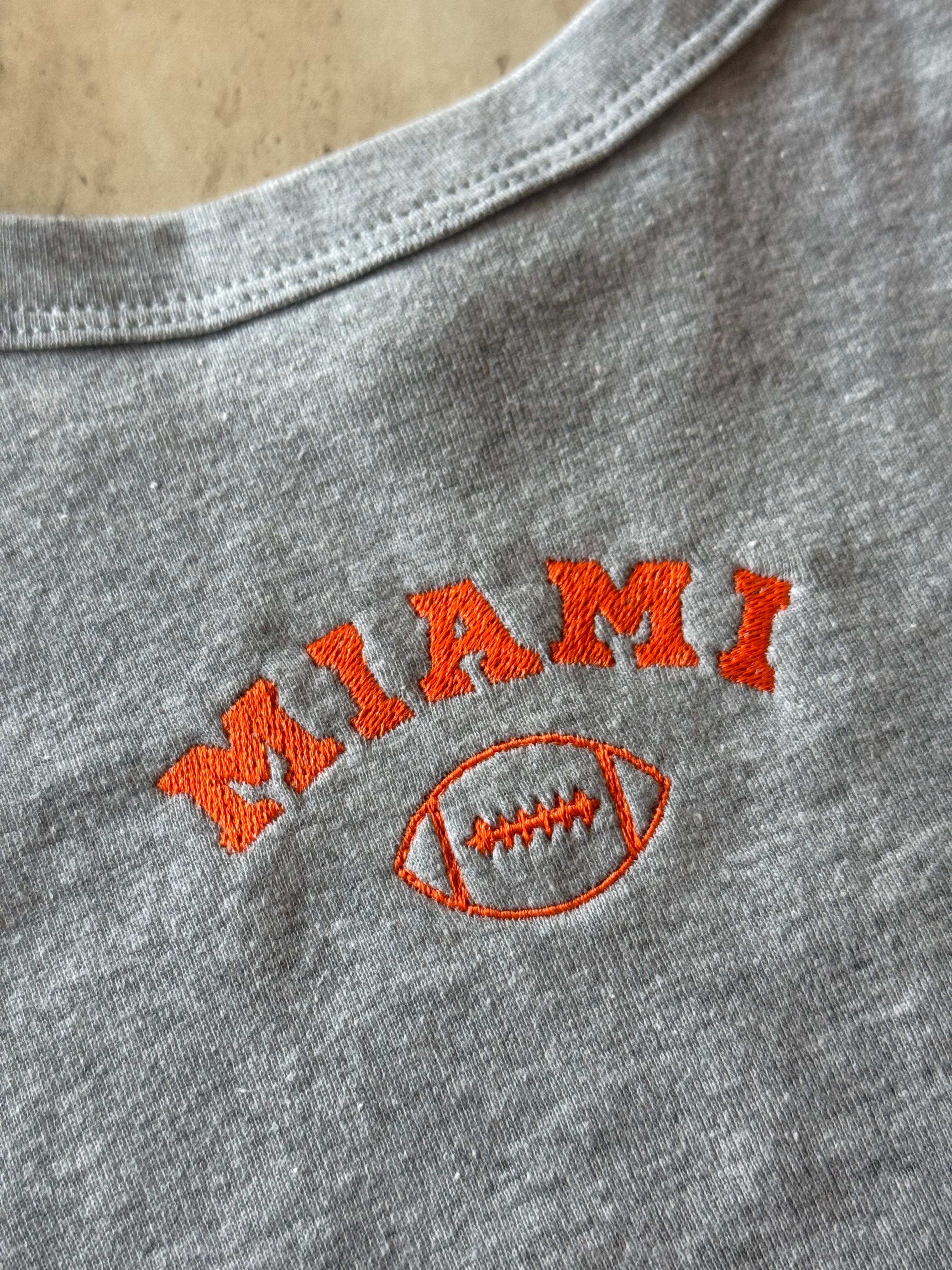 Customizable Football Theme Tank Top